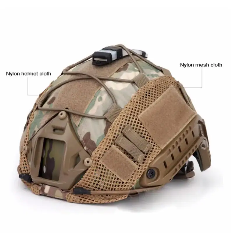 Outdoors Tactical helmet cloth Helmet cover Elastic helmet cover Camouflage helmet helmet cloth MH PJ BJ tactical helmet cover