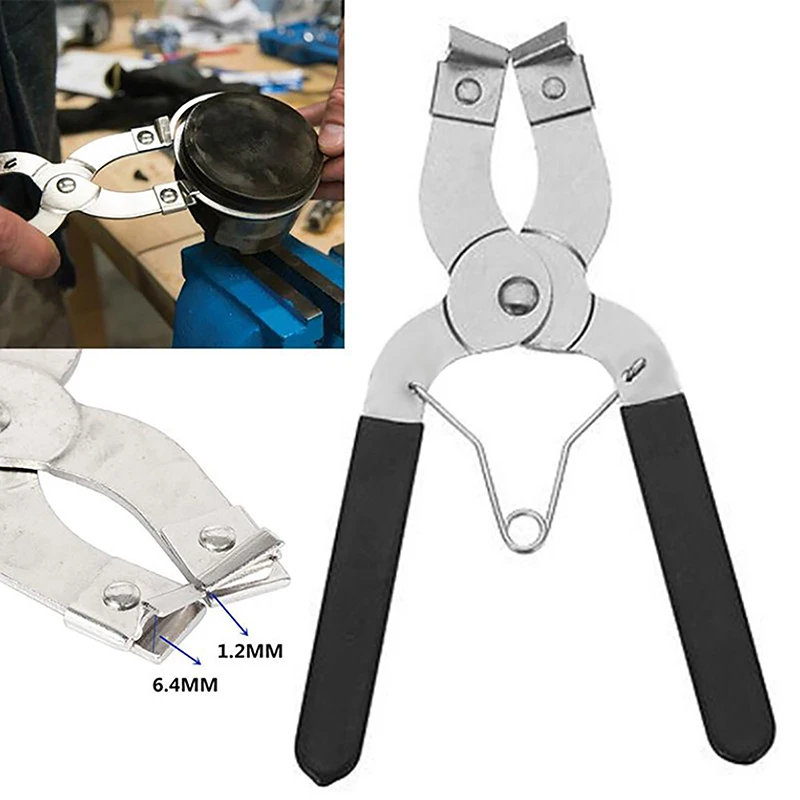 New Car Piston Ring Calipers Insertion Clamp Piston Ring Compressor Disassembly Tool Pliers Piston Extension Hose Clamp - view 2