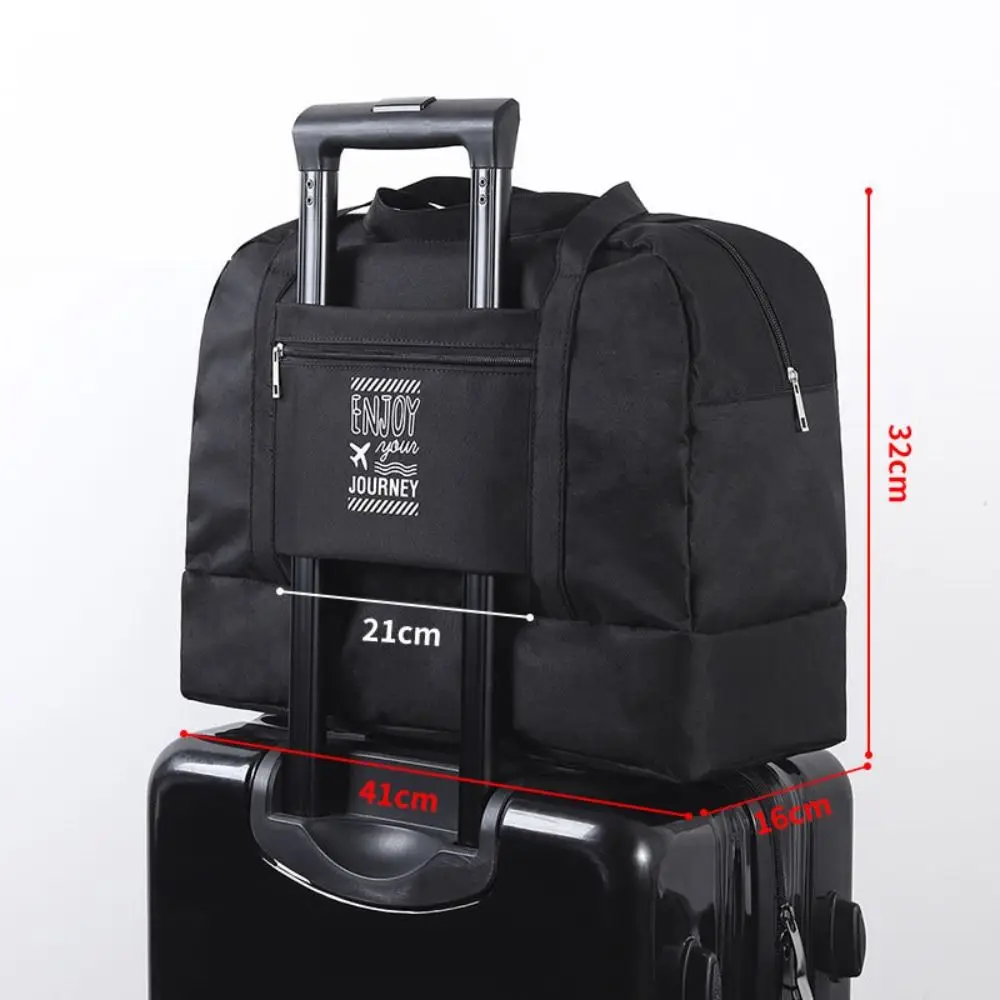 New Large Capacity Women Travel Bag Lightweight Swimming Bag Fitness Yoga Handbag Wide Shoulder Strap Portable Outdoor Tote Bag