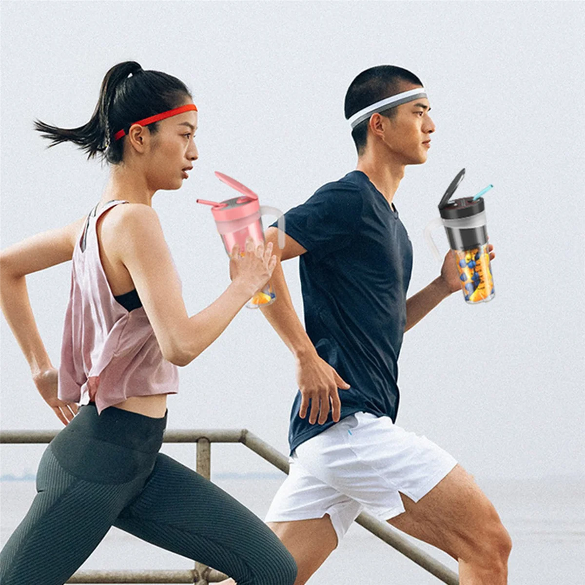 Przenośny blender do koktajli Elektryczny blender do soków Przenośny blender do koktajli Blender do owoców Czarny