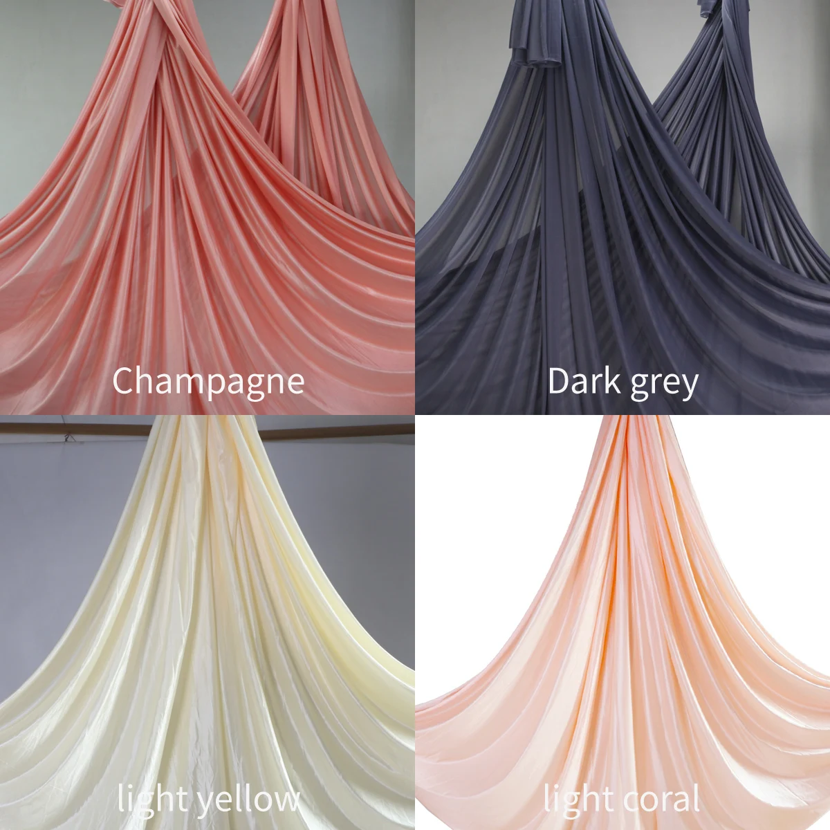 6m Aerial Yoga Hammock Fabric Aerial silks Yoga Swing Fitness Stretch Belt For GYM Indoor Yoga Studio