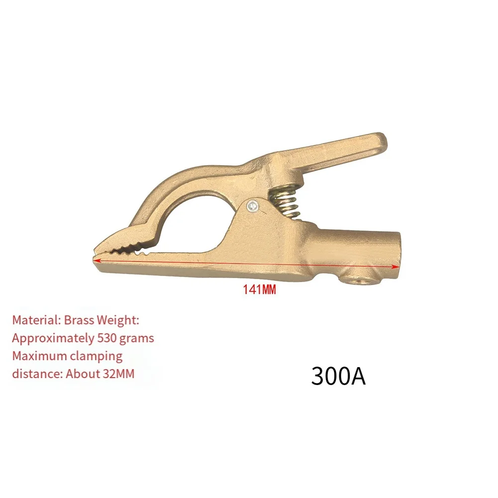 Approx. 141mm Long Earth Clamp Power Tool Accessory Welding Earth Clamp Easy Clip Operation Reliable Grounding Performance