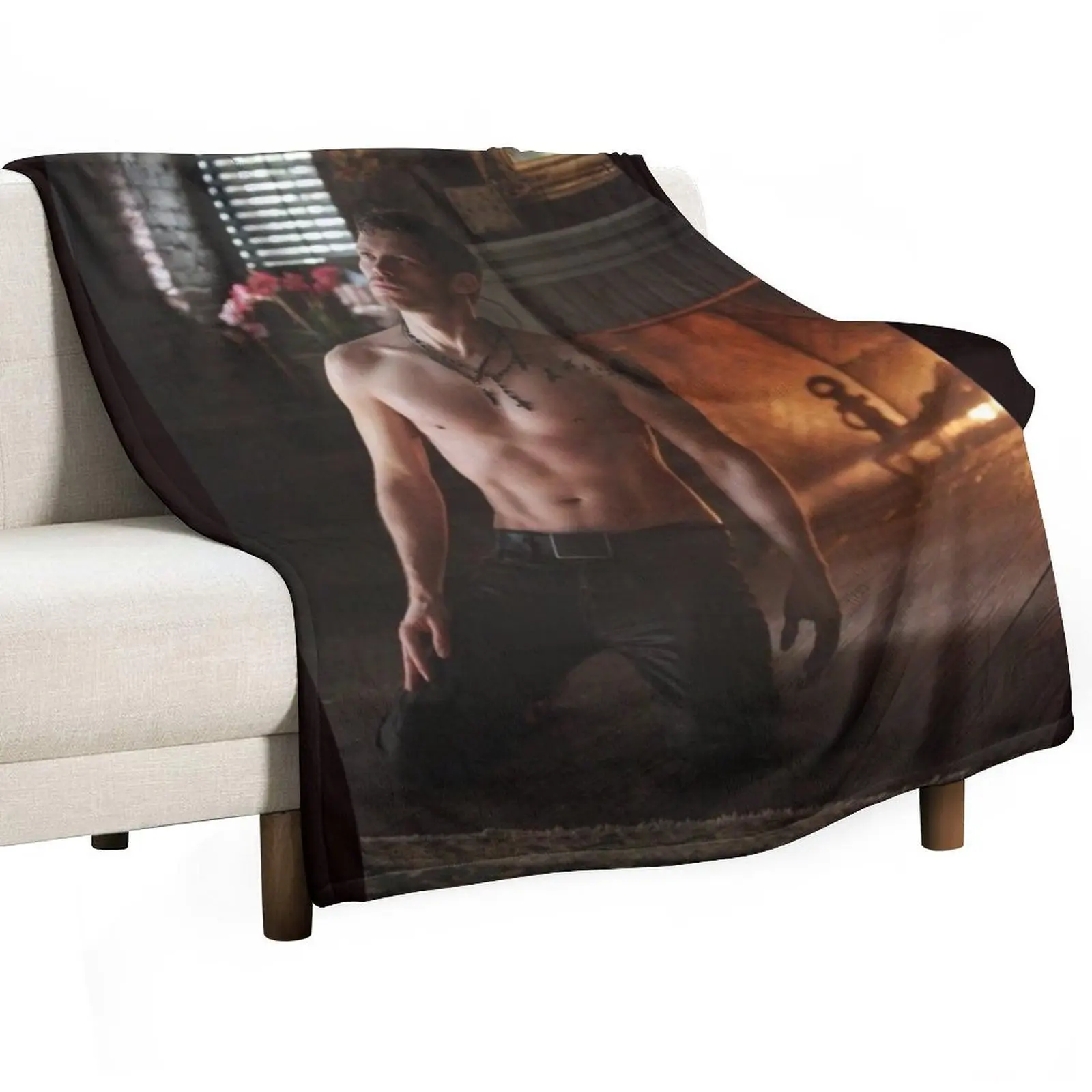 klaus mikaelson Throw Blanket sofa bed Personalized Gift Blankets