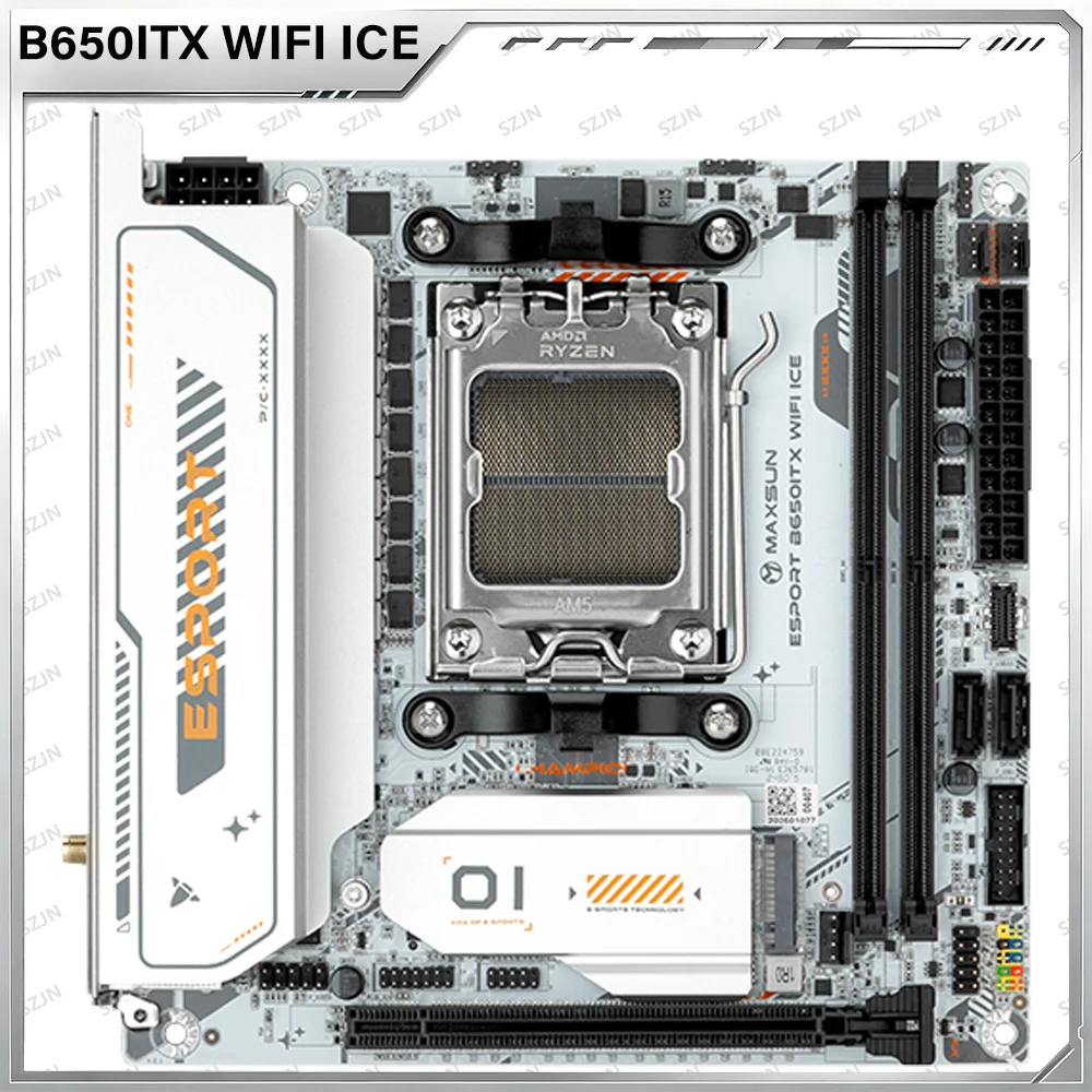 B650 Itx Motherboard Wifi - Placa-mãe Maxsun B650M ITX, Soquete AM5