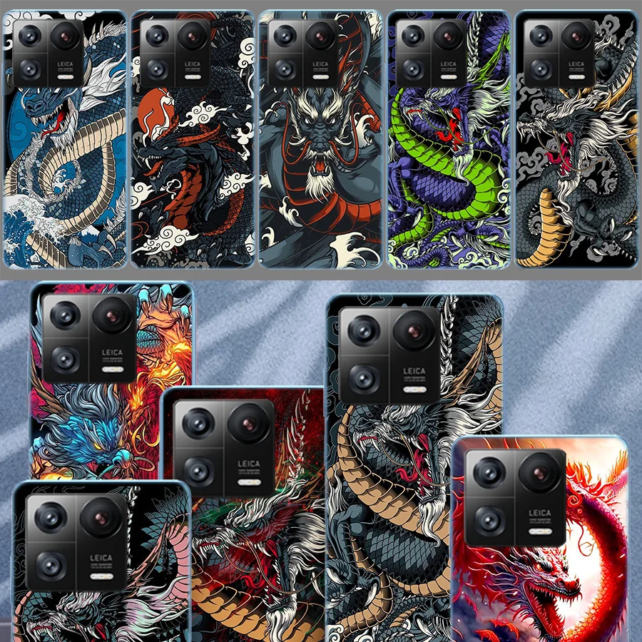 Mighty Dragon Blessing God Cool Soft Phone For Xiaomi X6 X5 X4 X3 GT F6 F5 F4 F3 F2 Pro M5 M5S M4 Mi Note 10 Lite F1 M3 M2 Case