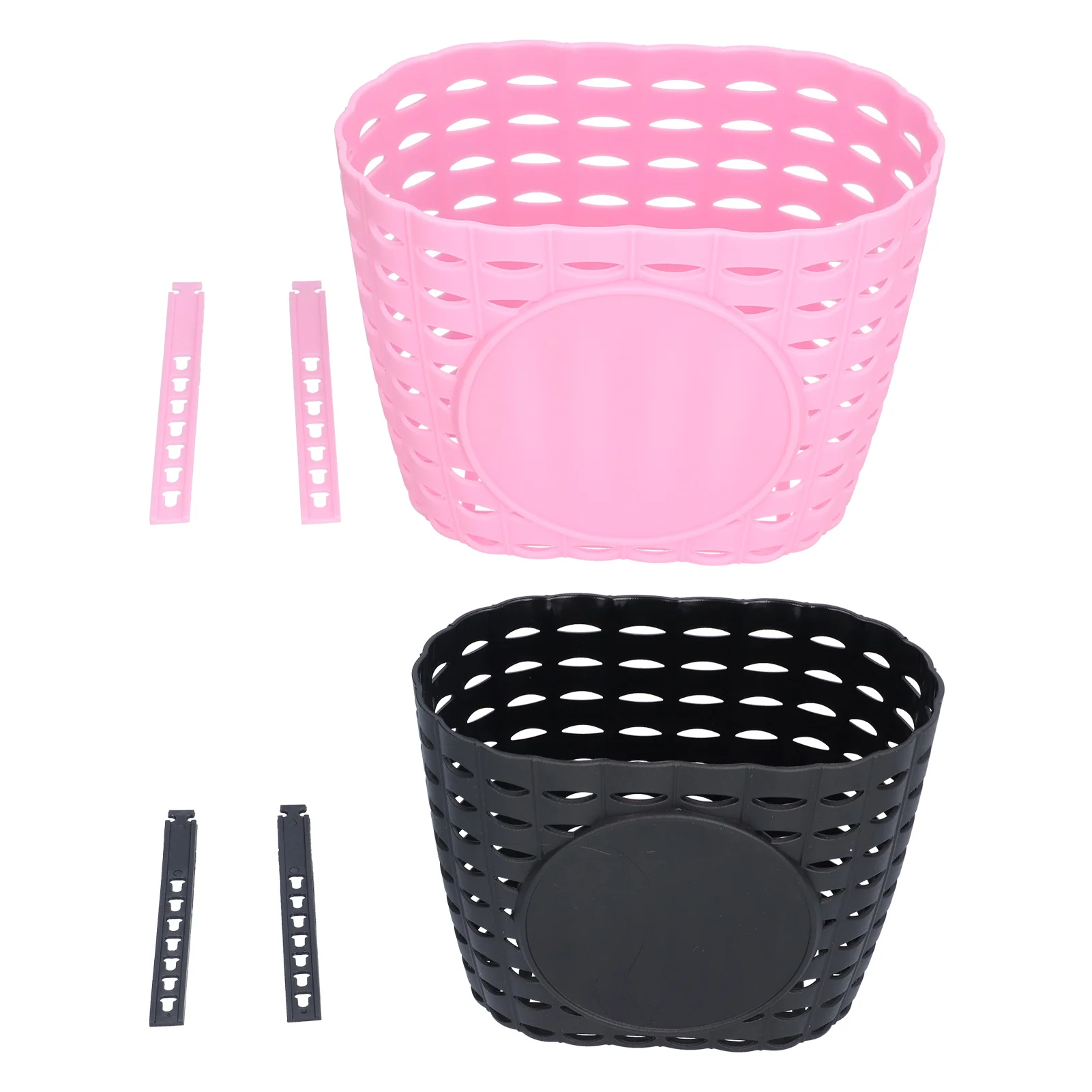 Handlebar Basket Children Bike Basket Plastic 4.7 X 5.9 X 7.9inch Thickened Wear Resistant for Scooters for Children's