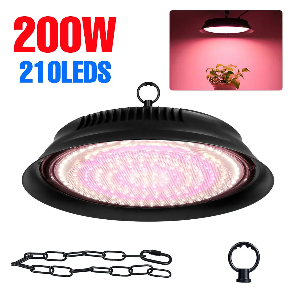 250W Led Grow Light Volledige Spectrum Hydrocultuur Plant Lamp Kas Tenten Tomaat Groenten Teelt Vullen Verlichting US/EU Plug