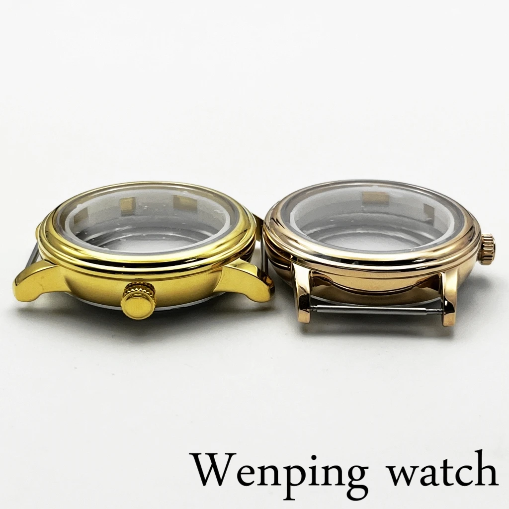 40mm Watch Case Sapphire Glass Watch Case Fit NH35 NH36 ETA2836 Miyota82 Series DG2813 3804 Movement Watch Accessories