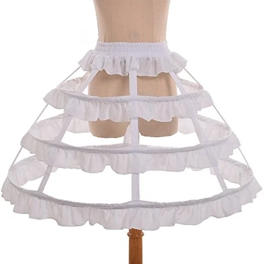 Neue frauen Prom Kleid Petticoat Krinoline One Größe Birdcage Petticoat Süße 3 Hoop Rock