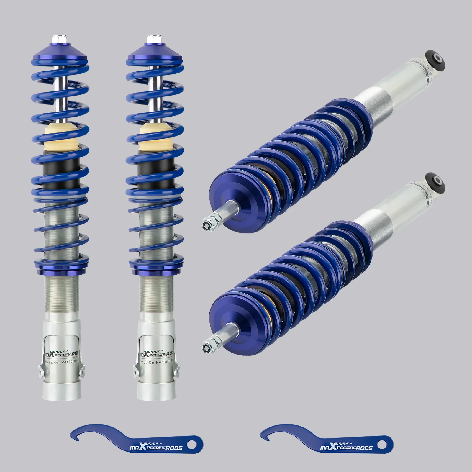 4x Coilover Coilovers Absorber For Volkswagen Golf Mk2 19E,1G1 Mk3 Vento Corrado