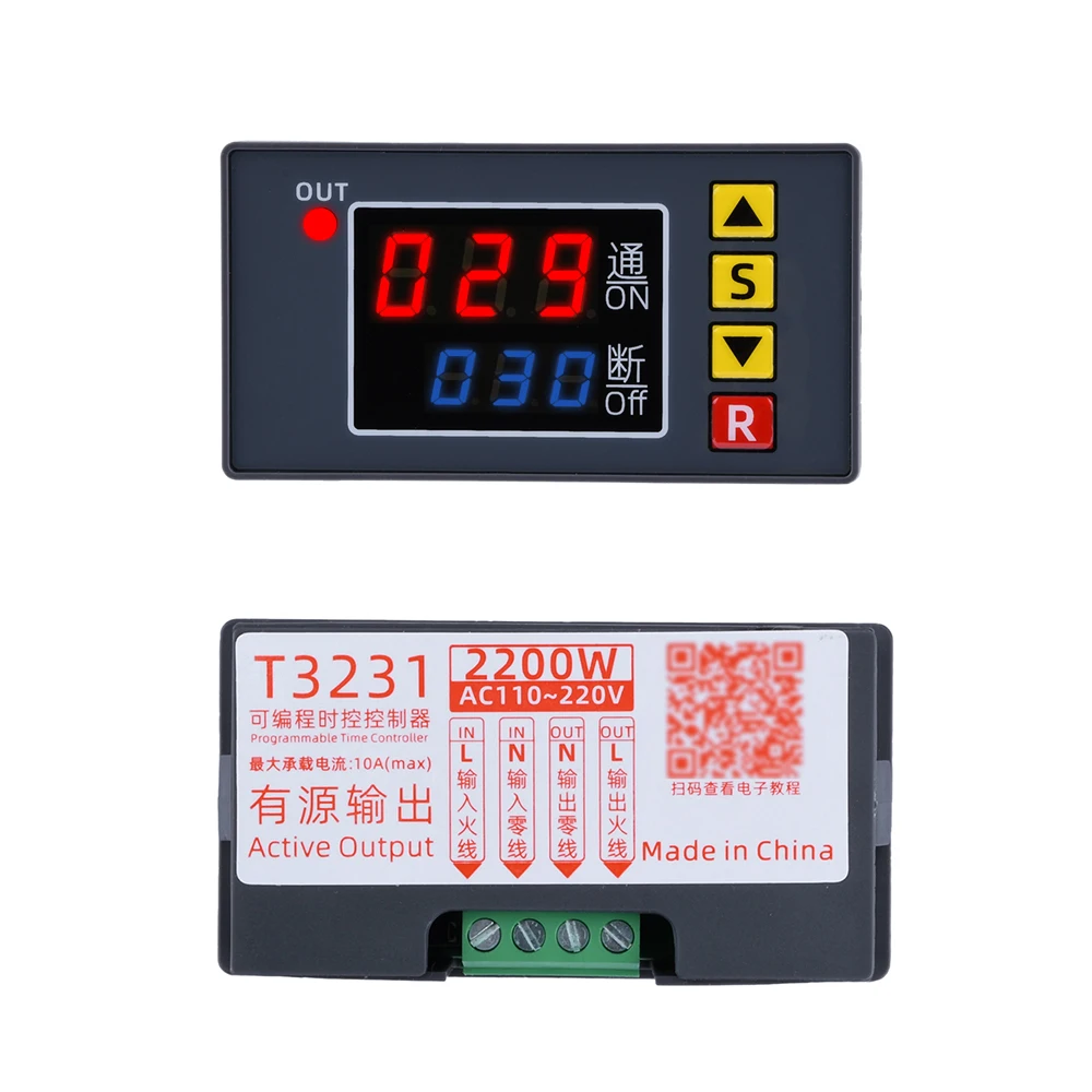 T3231 AC110V 220V 12V 24V relè di ritardo digitale Display a LED interruttore di controllo della temporizzazione ciclica relè di temporizzazione