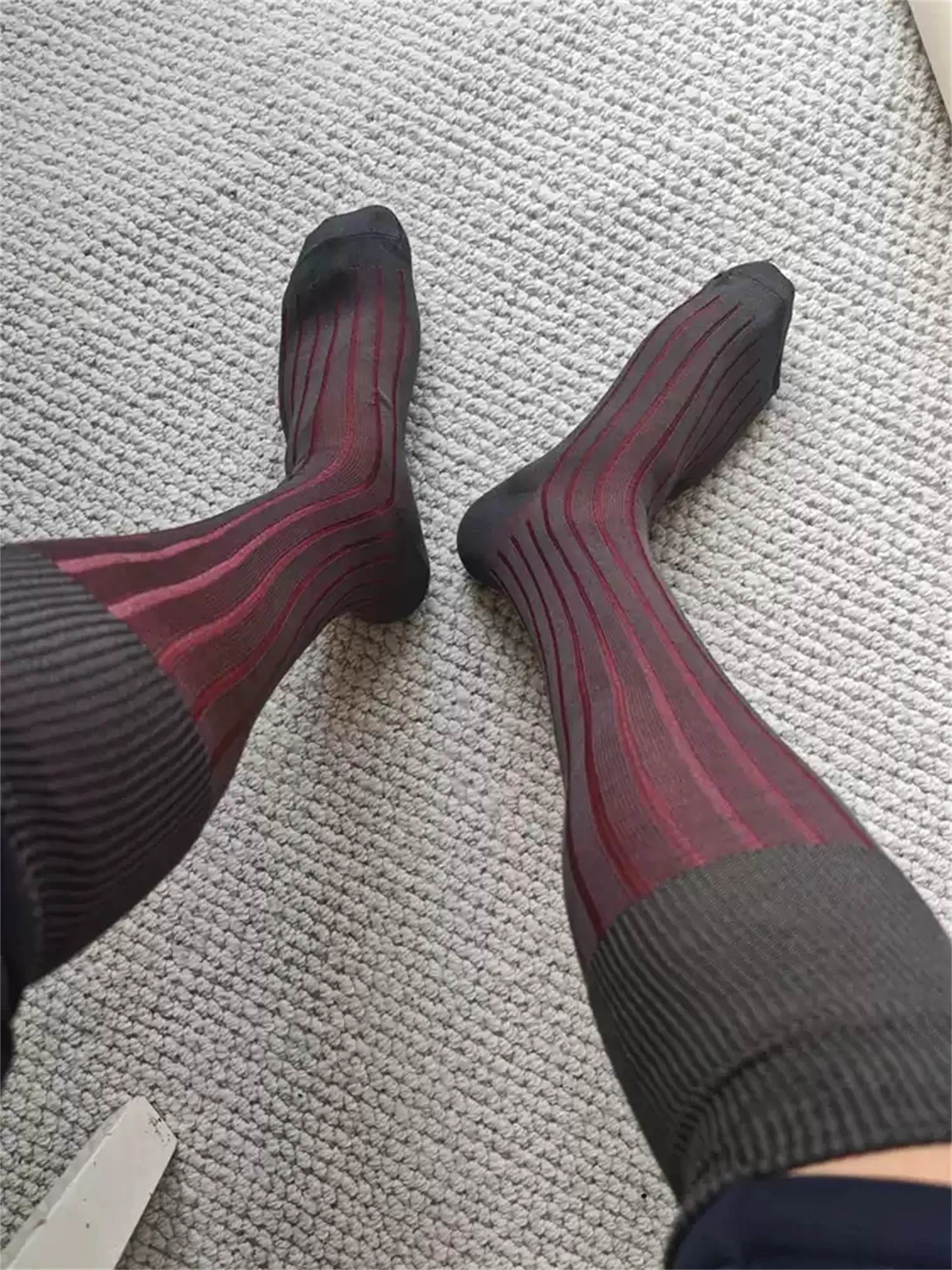 

Export To Germany High End Fashion Socks Clalf Socks Cotton Fetish Laced Stocking Fine Dress Socks Short Socks Daily