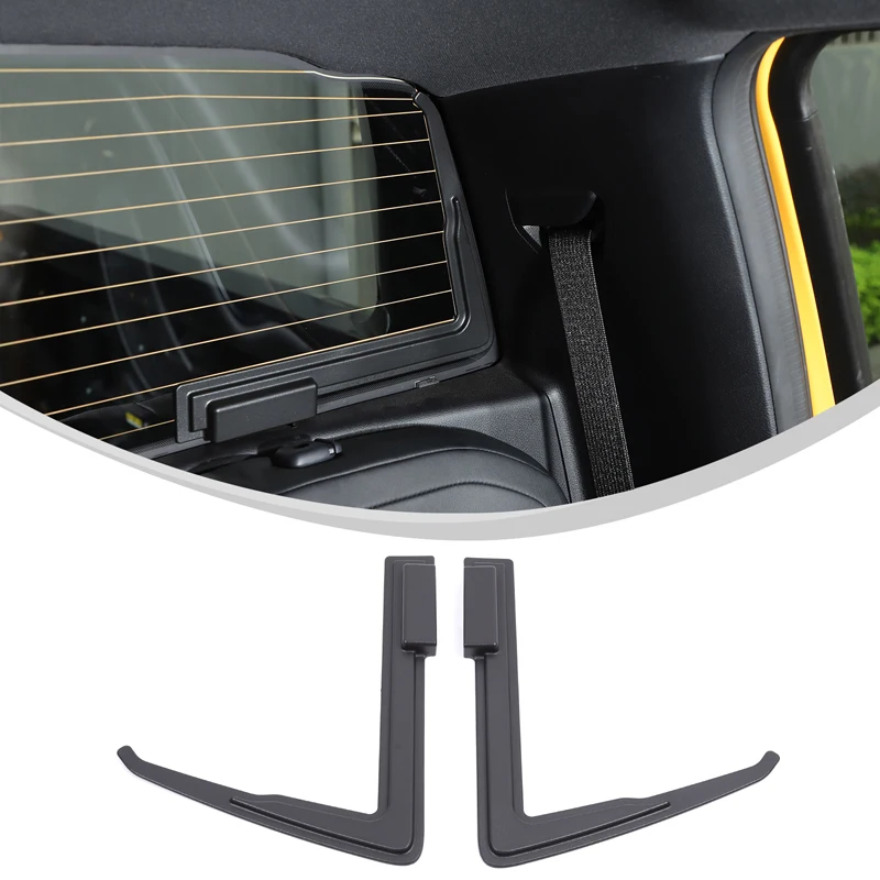 

Для Ford Ranger Ranger 2023 + ABS черное автомобильное стекло, нагревательный провод, защитная крышка, наклейка, аксессуары для украшения автомобиля