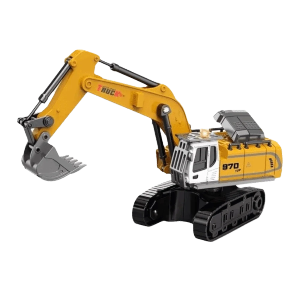 Remote Control Remote Control Forklift 1:64 Scale Full Proportion Dump Truck Toy Alloy Material Sound Effects Remote Control Car