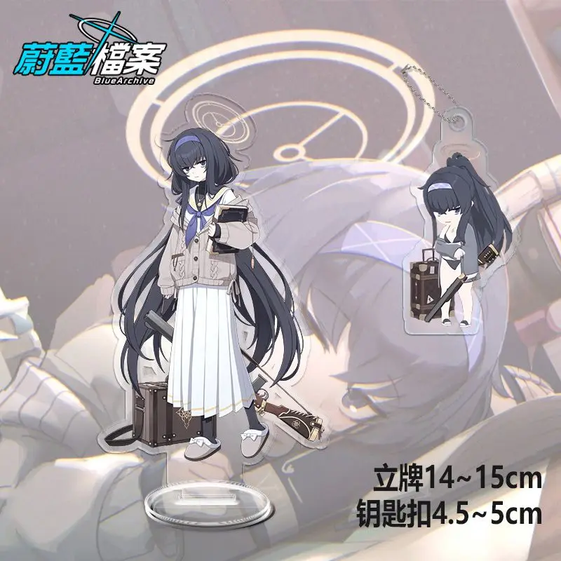5 stk/set Anime Blue Archive Kozeki Ui Cosplay Kleine Kaart Acryl Stand Model Hanger Sleutelhanger Transparante Kaart