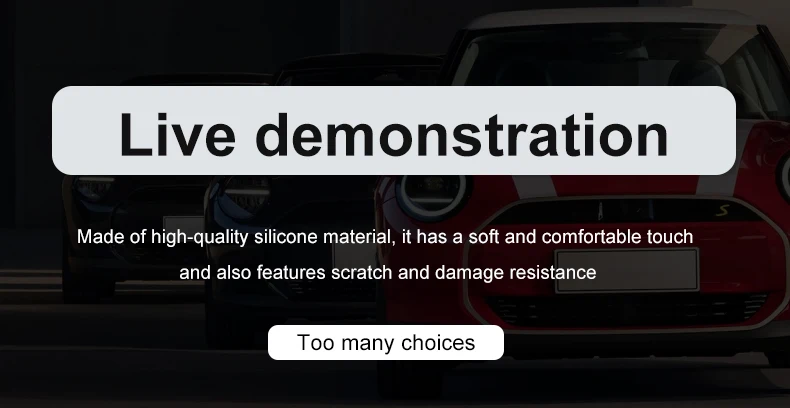 Silikon-Schutzabdeckung für die Mittelkonsole des Mini Cooper J01 F05 F65 F66 U25 F67, Zierstück für den Start-Stopp-Knopf – Detail 18