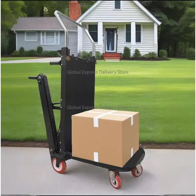 180kg  Four-Wheel Roll Container Hand Trolley for Transportation Forklift Electric Crawler Step Stair Climber Machine