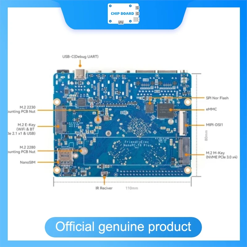 

NanoPC-T6 Plus на базе Rockchip RK3588 SBC с переходом с LPDDR4x на LPDDR5 (до 32 ГБ)