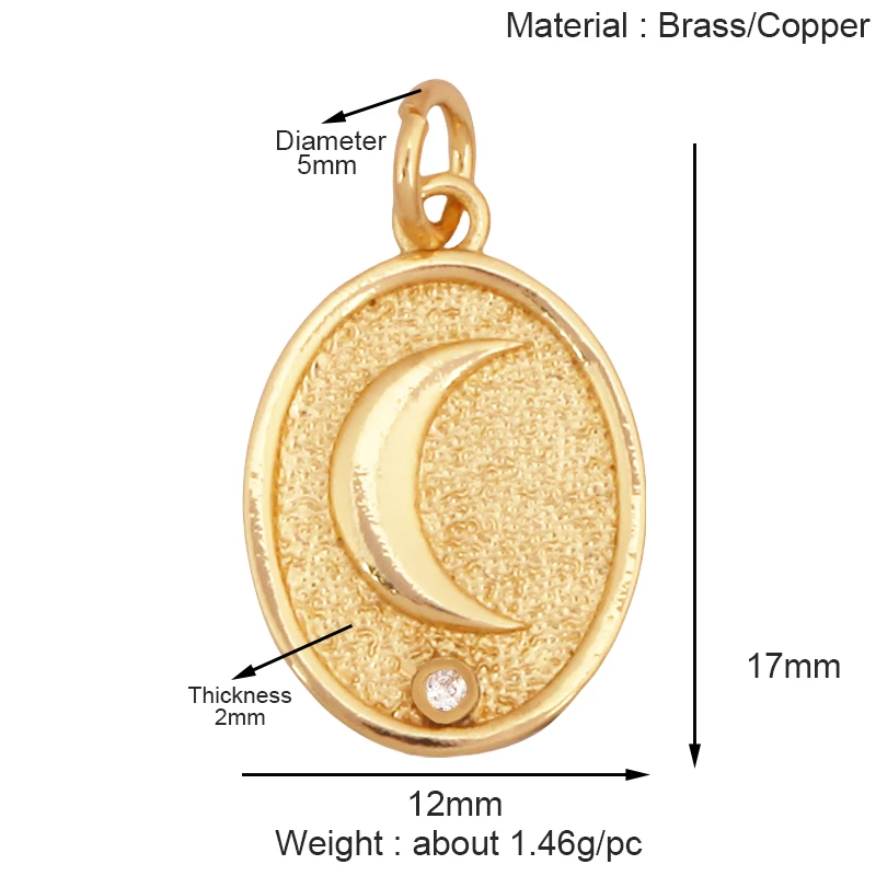 Trendy Mini Windmühle blinkende Bolzen Stern Sonne Mond Regenbogen Schneeflocke Charm Anhänger, Handwerk Schmuck Halskette Armband Zubehör S28 – Detail 23
