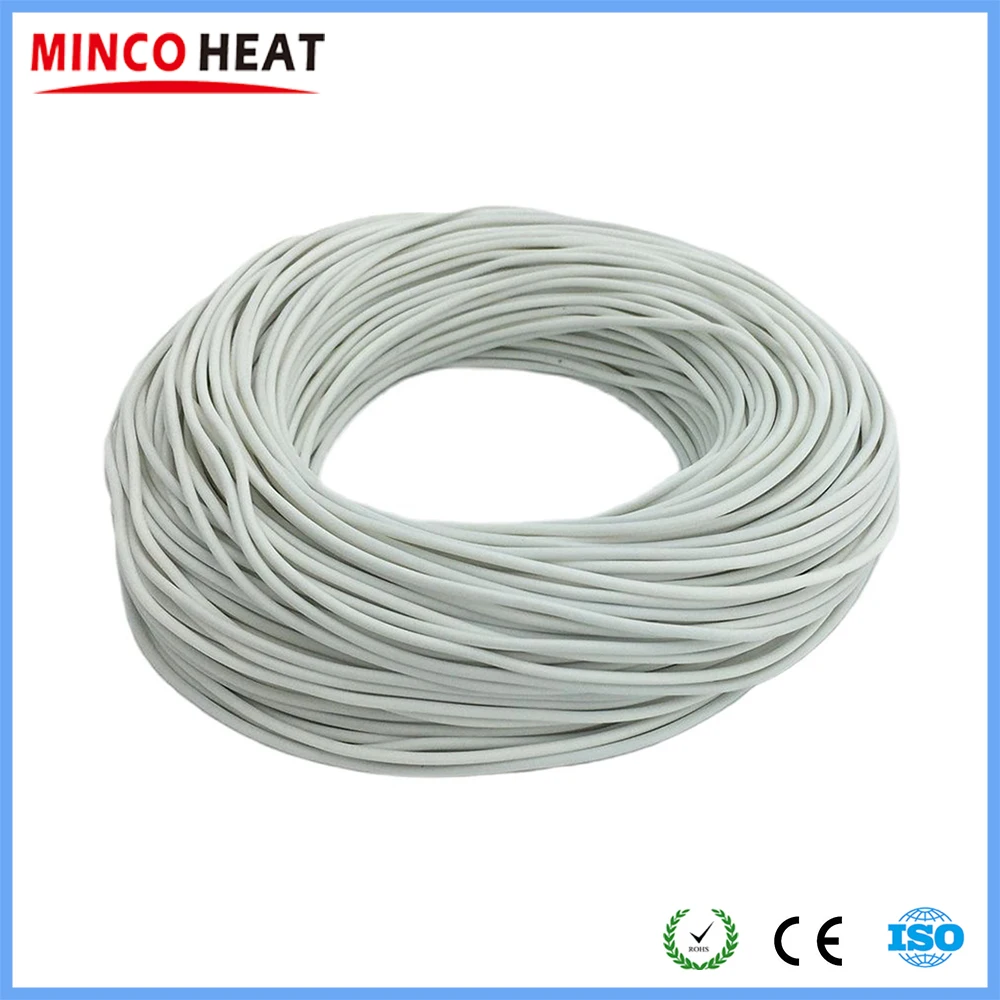 10m/lot Infrared 1K 2K 3K 6K Carbon Fiber Silicone Rubber Insulated Heating Cable DIY Hotline Warm Wire