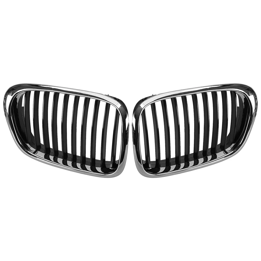 1 Pair Front Bumper Hood Grilles 51137005837 51137005838 Fit For BMW 5 E39 520i 523i 525i 528i 530i 535i 540i M5 1999-2003