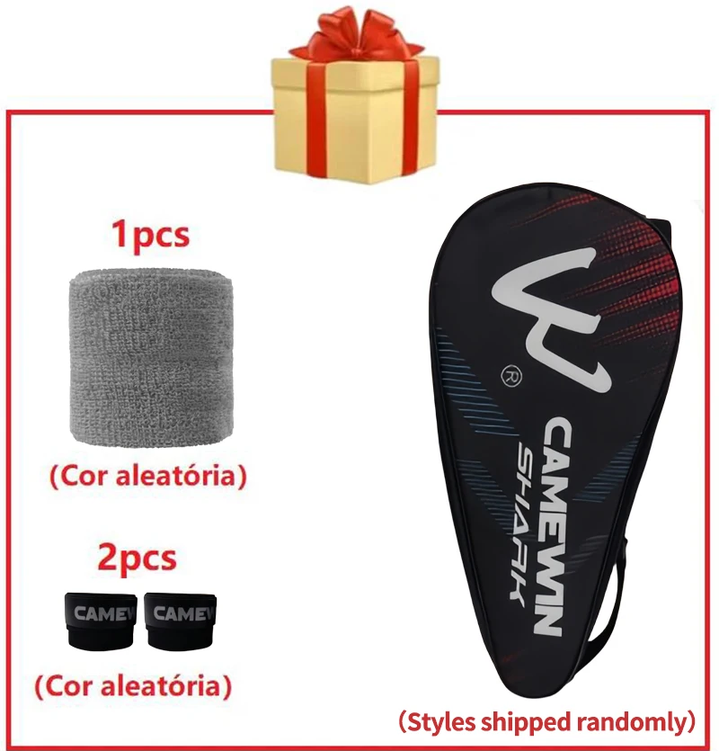 Die neue 3k Carbon Beach Tennis schläger Voll carbon Faser raue Oberfläche mit Schutzhülle Außen griff Handgelenk Pflege Geschenk Camewin – Detail 1