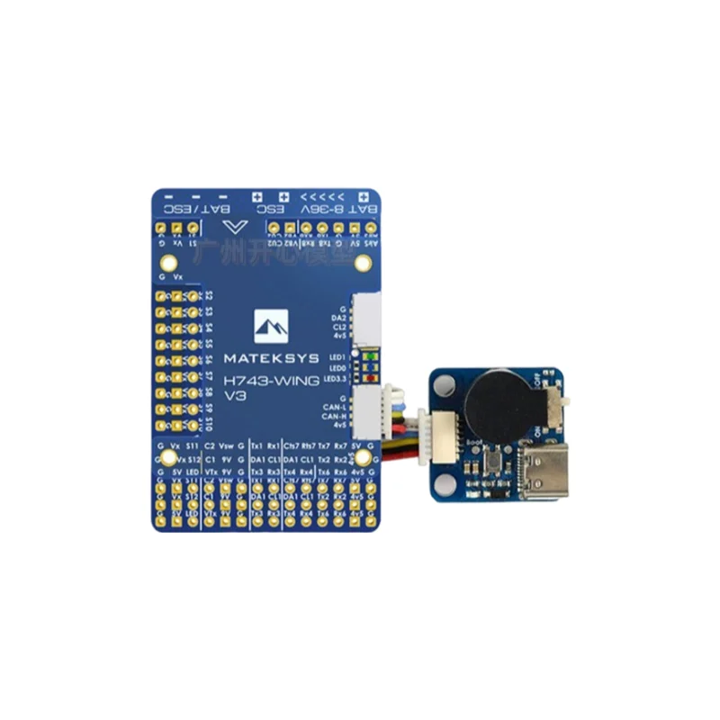 

New MATEK System H743-WING V3 STM32H743VIT6 3-8S Built-in OSD Baro Flight Controller Multirotor Airplane Fixed-Wing Diy Parts