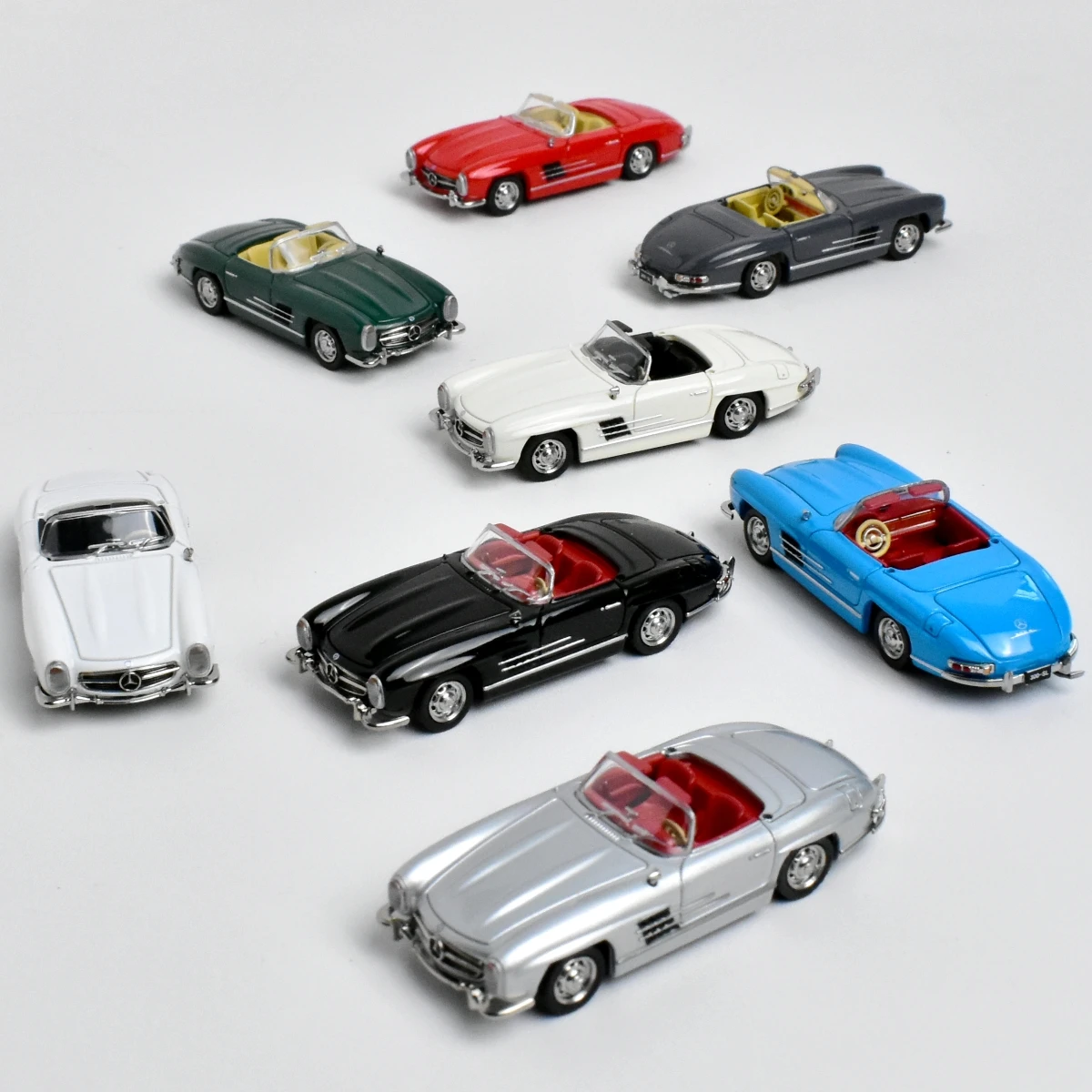 

MC Micro City 1:87 HO 300SL Soft Top Hard Top Convertible Plastic Car Model