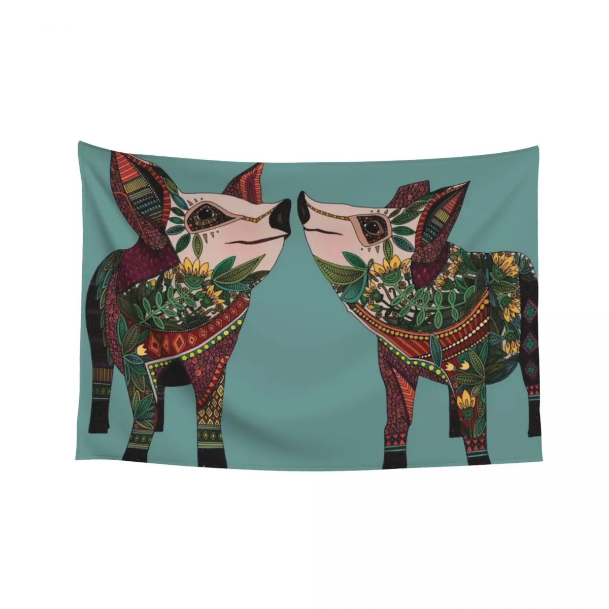 

pig love jade Tapestry Home Supplies Room Decor For Girls House Decoration Wall Decor Tapestry