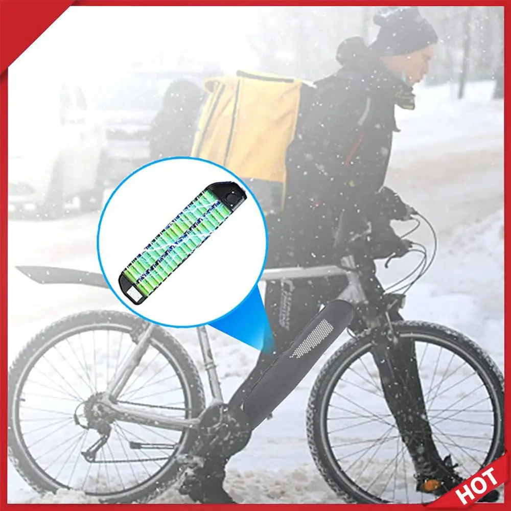 

Светоотражающая защитная накладка на аккумулятор электровелосипеда, устойчивая к царапинам, съемная, аксессуары для велоспорта на зиму