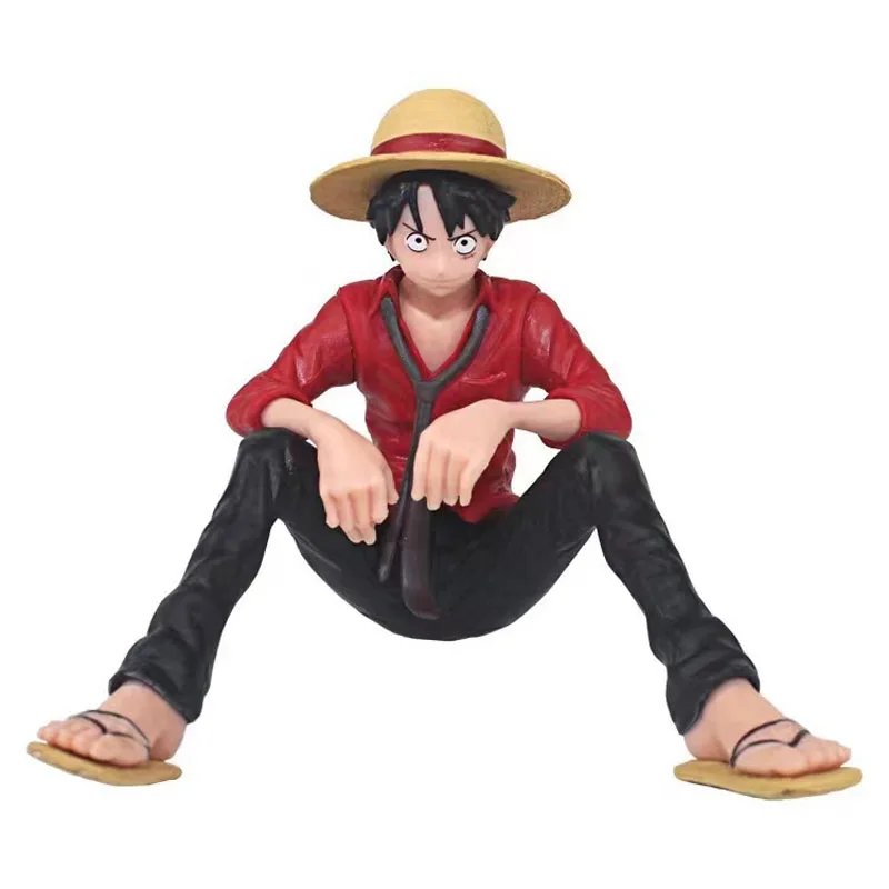 10cm One Piece Monkey D Luffy Figure Model Toys Sabo Ace Doll Cake Car Decoration Collection Doll Toy