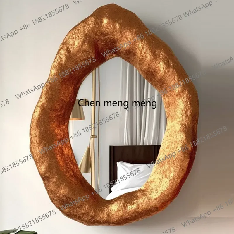 A50 Customized French vanity mirror irregular shape vanity mirror art living room decorative mirror special shape