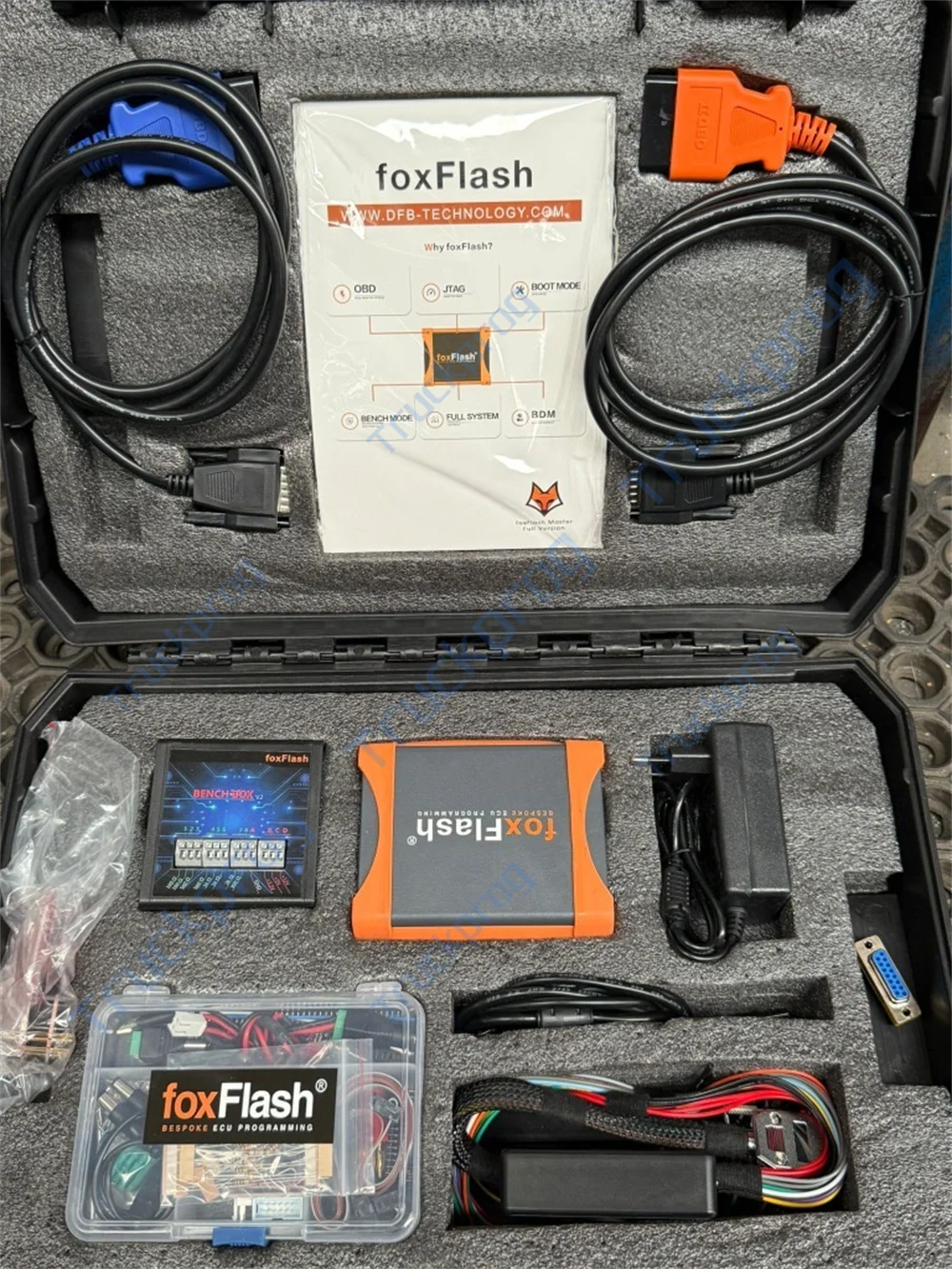 

FoxFlash Super Strong ECU TCU Clone Chip Tuning Tool VS KT200 II Software Firmware Version FW:D087 Supporting Auto Checksum