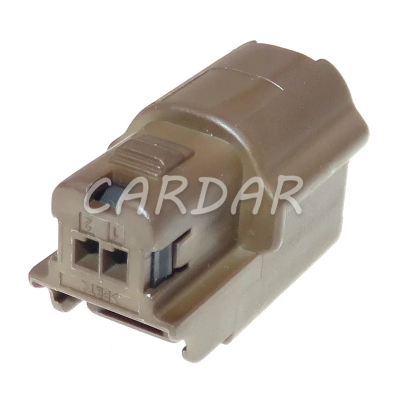 1 Set 2 Pin 0.6 Series Auto Wiring Terminal Connector AC Assembly Automotive Plastic Brown Electric Wire Socket