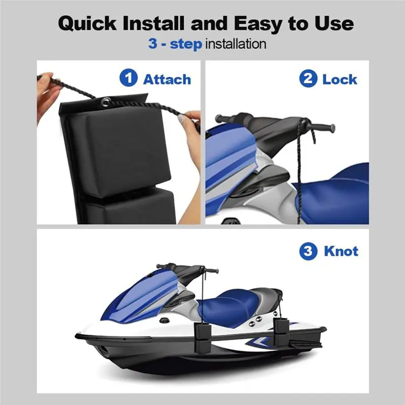 DT42-PWC Fenders Bumper,Boat Fenders Bumpers With Elastic Cords,For Jet Ski Dock Fenders Boat Bumpers view 6