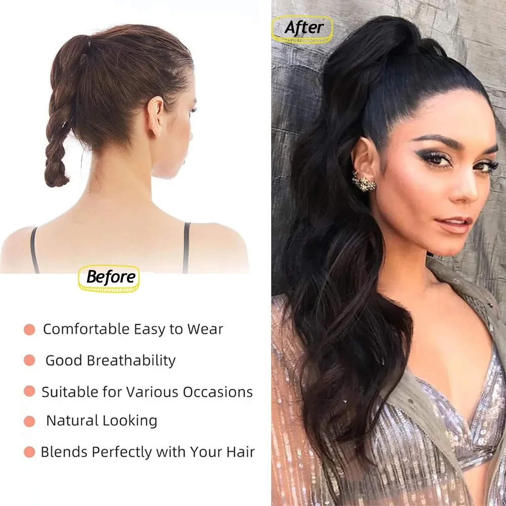 Thumbnail 4 - #46 Latest Synthetic Drawstring Ponytails Offers