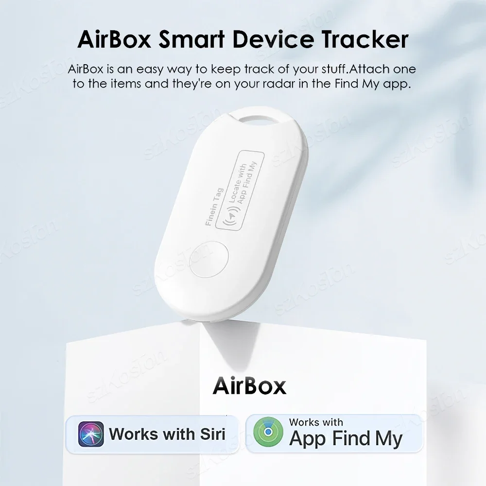 Smart Tag Key Finder F01 Mini GPS Tracker Works with iOS Find My APP MFI Anti Lose Global Locator for Wallet Car Luggage Pet Tag
