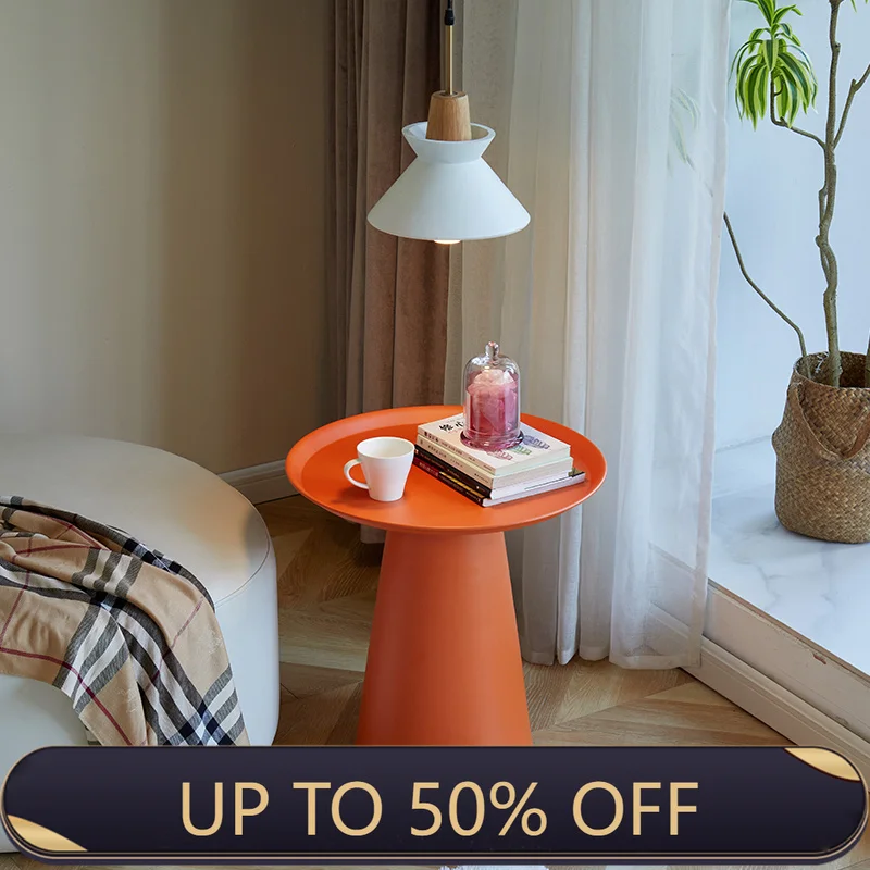 Light Luxury Corners and Household Bedrooms Simple Side Table Living Room Round Table Bedside Cabinet Creative Small Tea Tables