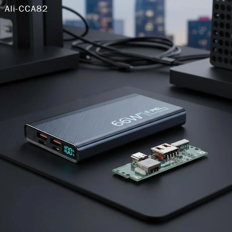 SHIDWJ 1 Set Quick Charge DIY Power 1260110 Bank Case Electronic Kit PD22.5W Battery Storage Box Accessories