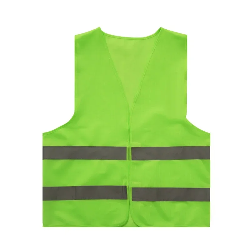 1 Pcs Reflective Strip Vest Car Emergency Fluorescent High Visibility Safety Vest Motorcycle Jackets Reflective Clothing Hi-Vis