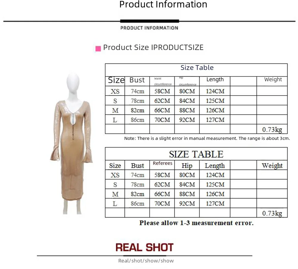 الأوروبية والأمريكية الراقية الأزياء الترتر الخامس الرقبة عارية الذراعين سليم صالح منتصف طول اللباس محطة مستقلة ملابس الحفلات #6
