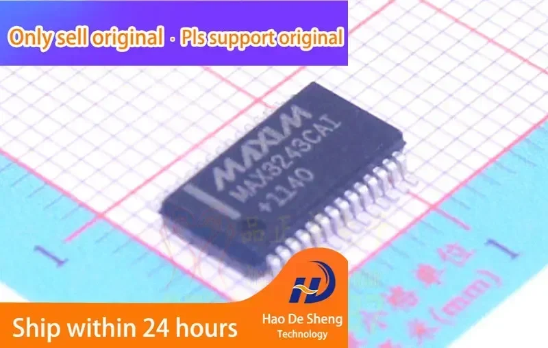 

10PCS/LOT MAX3243CAI SSOP28 Transceiver RS-232 Interface IC MAX3243 New Original In Stock