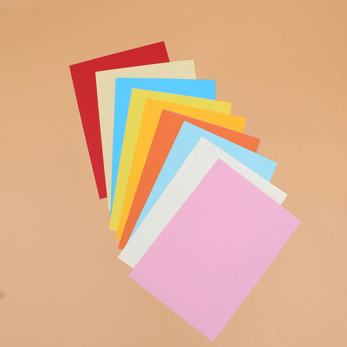 100 vellen gekleurd kopieerpapier A4-papier Praktisch afdrukbaar papier DIY handgemaakt opvouwbaar papier Briefpapierbenodigdheden voor schoolkantoor