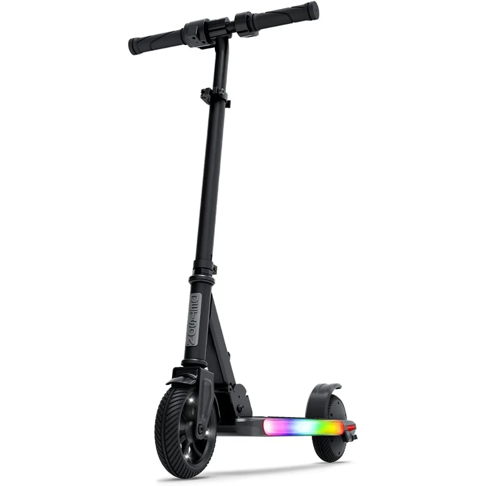 

Omega Electric Scooter, Up To 10 MPH, Range Up To 5 Miles, 150-Watt Motor, Foldable, 3 Speed Mode, Light-Up Deck, Ages 8+