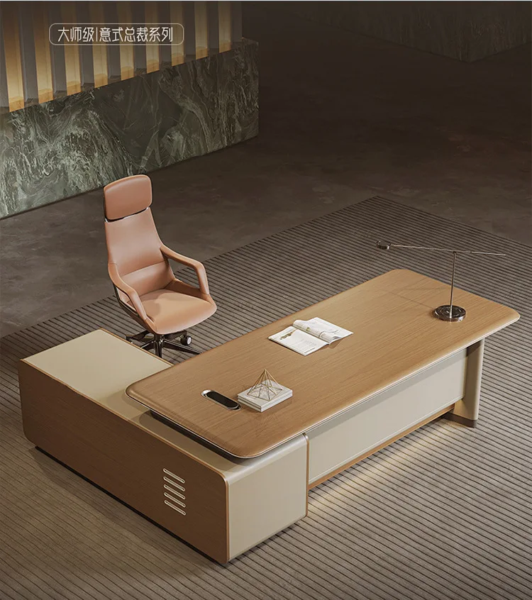 

HYS Supervisor Desk General Manager Desk Chair Combination Leader Large Class Desk Simple Small Office Boss