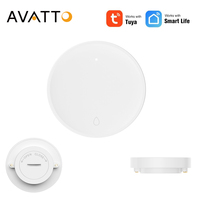 AVATTO ZigBee Water Leakage Sensor,Security Alarm Sensor Water Leak Detector Overflow Alert Waterproof Smart Home