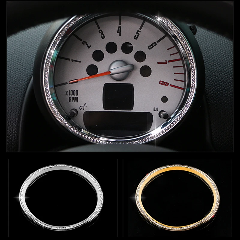 Car interior drill decorative sticker exterior modification shiny stickers For BMW MINI Cooper S R55 R56 R60 R61 Car accessories
