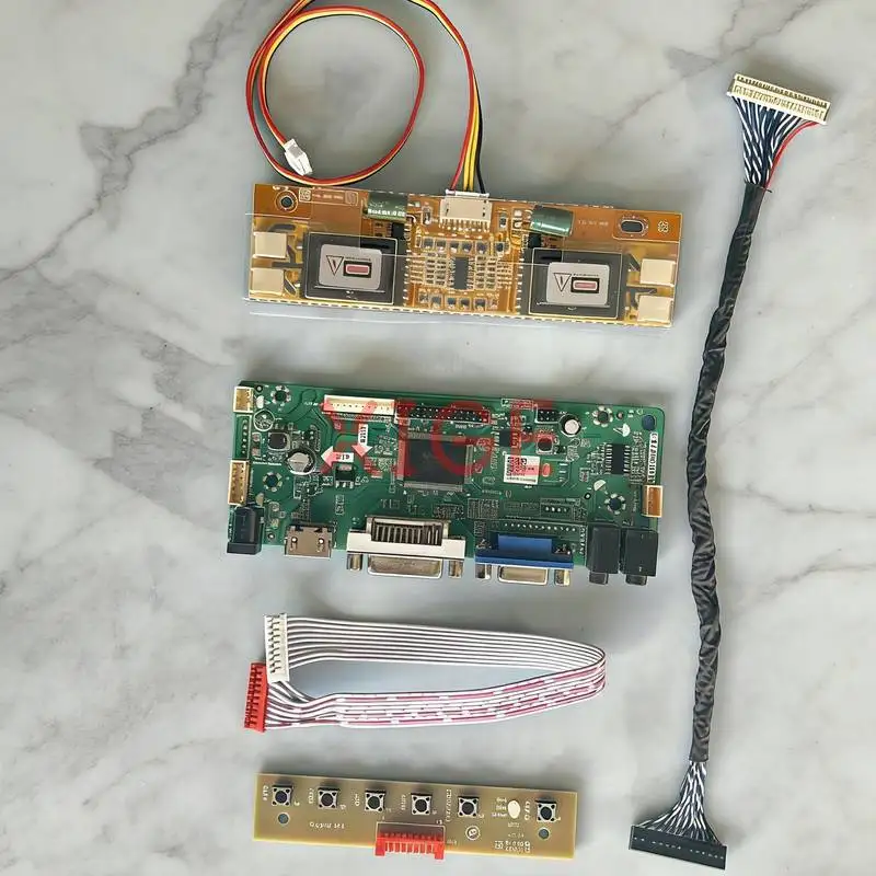 

Комплект платы контроллера экрана для HSD190MEN3 HSD190ME13 HT190E01 HSD190ME12, DIY, 1280x1024 VGA DVI HDMI, 1280*1024, 30-контактный LVDS, 4-CCFL