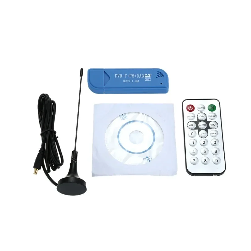 Mini DVB-T 2832U+ 820t2 Chip Digital USB2.0 Smart DVB-T SDR TV Stick Tuner DVB-T FM DAB RTL SDR TV Receiver Dongle With Antenna