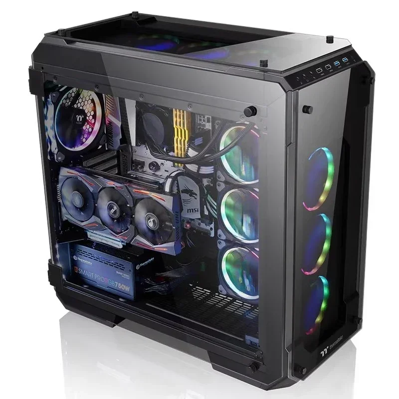 Desktop computer water-cooled game case